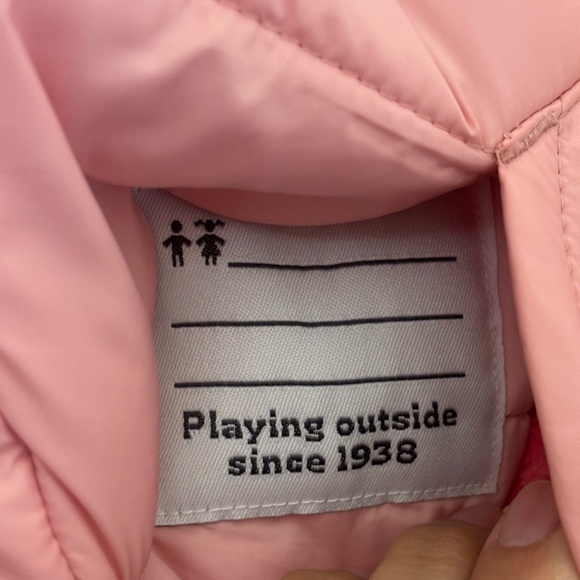 Columbia Reversible Pink Insulated Puffer Vest Front Zip Girl's Size 6/7 | - Picture 7 of 9